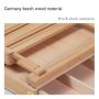 wooden art painting table easel box for kids