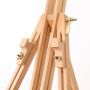 High Quality Corrosion Resistant Popular Hand Sanded Beech Wooden Art Triangular Easel