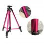 Colored Easel Aluminium/iron Alloy Folding Painting Easel Frame Artist Adjustable Tripod Display Shelf With Outdoors