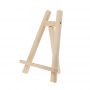 Mini Art Round Head Wooden Easel Wood Stand Display Holder For Party Decoration 15*20 cm Triangle Easel