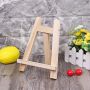 Mini Art Round Head Wooden Easel Wood Stand Display Holder For Party Decoration 15*20 cm Triangle Easel