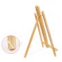 Small Tabletop Display Stand A-Frame Foldable Tripod Children Drawing Desktop Easel Art Painting Name Card Stand Display Holder
