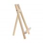 Mini Art Round Head Wooden Easel Wood Stand Display Holder For Party Decoration 15*20 cm Triangle Easel