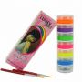 6-color fluorescent water-based pigment Body art painting / make-up products Quick drying / easy to wash / non-toxic
