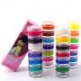 6-color fluorescent water-based pigment Body art painting / make-up products Quick drying / easy to wash / non-toxic