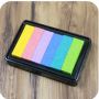 5-color Gradient Rainbow Ink-pad Children's Educational Toy Seal Premium Pigment Sponge Strips