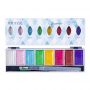 Artist 5/8Colors Solid Water Color Set Metallic Gold Pigment Paint With Waterbrush For Art Painting Watercolors Art Supplies