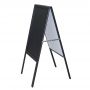 Manufacturer Adjustable Double Side Drawing Artist Blackboard Easel with wooden stand
