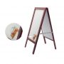 Cheap Price Display Double Side Dry Erase Whiteboard BlackBoard Chalk board Easel With Wooden Stand