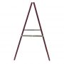 Cheap Price Display Double Side Dry Erase Whiteboard BlackBoard Chalk board Easel With Wooden Stand