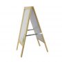 Advertising 4C Printing Double Side Chalk Blackboard White Board Easel with Wooden Stand