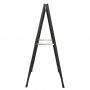 Floor metal stainless steel iron stand dry erase painting easel for children
