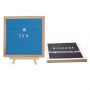 Hot sale top desk display felt letter table board wooden stand desktop photo easel for wedding