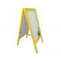 Hot Sale Printing Double Side Black White Board Display Easel Wooden Frame and Stand