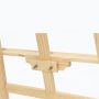 wooden easel stand wood display