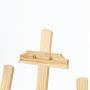 wooden easel stand wood display