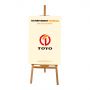 Artist A-Frame Adjust Wooden Studio Easel, Artist Easel 5 Feet Height