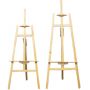 Artist A-Frame Adjust Wooden Studio Easel, Artist Easel 5 Feet Height