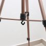 Foldable Adjustable Portable Metal Tripod Field Iron Display Aluminum Art Stand Easel with Bag for Table