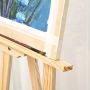 Art Supplies Sketch Acrylic Drawing Frame Display Easel 145 cm Adjustable Wooden Painting Easel