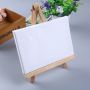 Amazon Hot Sellings Acrylic Mini Art Easel 5x7 with Canvas Set Custom Pine Wood Painting Easel Display Easel