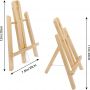 China Factories 11/12 Inches Custom Size Mini Easel Stand Wooden Artist Painting Folding Easel for Display