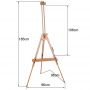 New product ideas 2021 Portable Stand Wooden Easel Professional Adjustable Artist Tripod