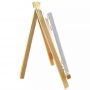 Wholesale Mini Easel Stand Wooden Art Painting Easel Custom Size Easel and Canvas for Display