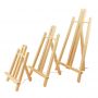 Trending Products 2021 New Arrivals 30/40/50cm Custom Size Wooden Easel Stand for Kids Table Mini Easel for Display