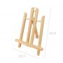 Trending Products 2021 New Arrivals 30/40/50cm Custom Size Wooden Easel Stand for Kids Table Mini Easel for Display