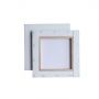 Advanced Small size cute 380g cotton 20x20cm stretched canvas blank painting canvas