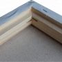 Wholesale 50*60cm 360G gallery linen canvas deep stretched canvas with 3.0*3.0cm pine wood bars