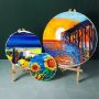 Trending 2021 Custom Size 15/20/25cm Round Blank Cotton Stretched Canvas with MDF Frame for Painting