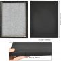 Hot Selling Products 280g 100% Cotton Black Wooden Stretched Canvas Board Panel for Artist Painting