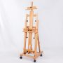 Custom-made high quality beech wood artist floor painting studio easel