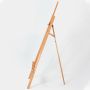 Wholesale high quality simple art triangle floor sketch easel wood display easel