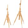 High quality wooden portable easel for outdoor tripod art painting easel