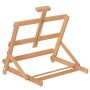 High quality beech wood art student desktop small artist wooden easel for kids