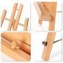 Wholesale custom high quality wooden desktop mini easel