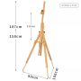 High quality wooden portable easel for outdoor tripod art painting easel