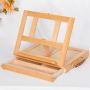 High quality beech wooden tabletop easel with storage box easel for kids
