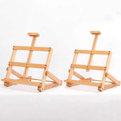Promotional high quality beech wood desktop mini art easel painting easel