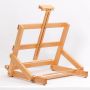 High quality beech wooden art painting tabletop easel for kids small easel