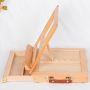 High quality beech wooden tabletop easel with storage box easel for kids