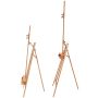 High quality wooden floor beginner's tripod easel display stand easel