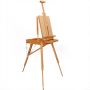 High quality wood French easel with painting storage box