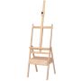 High quality folding wooden painting easel with storage box