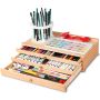Sell wooden table top to receive multifunctional painting box art painting box
