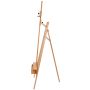 High quality beginner easy to carry wooden tripod display stand easel