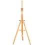 High quality wooden portable easel for outdoor tripod art painting easel